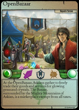 Bazaar Card Visual