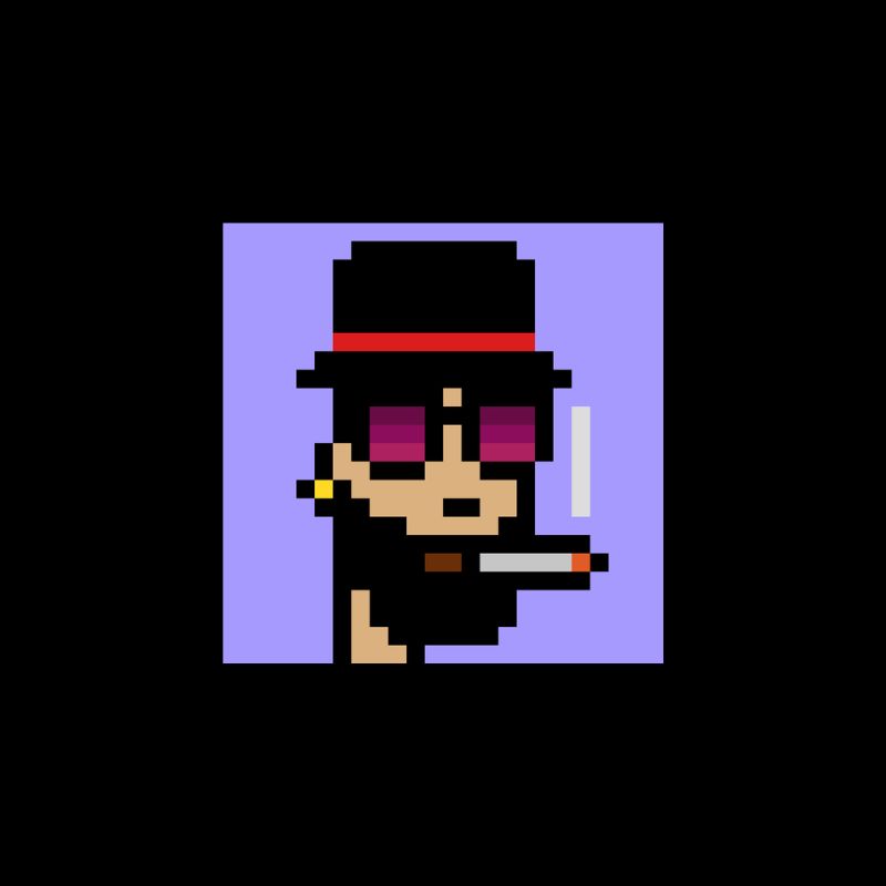 Original CryptoPunks V1, the foundational generative avatar collection on the Ethereum blockchain, 2017.